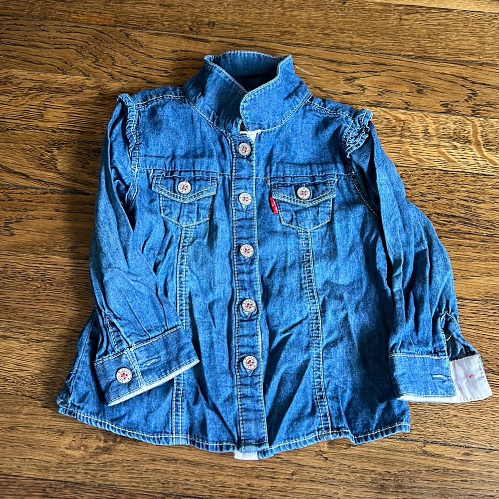 Baby Levi’s denim button down
